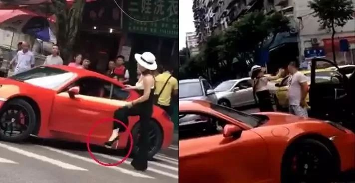 开yun体育官网入口登录app 【924|热点】不可一世的“重庆保时捷女司机”，到底是谁家的女人？